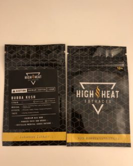 High Heat Extracts | Bubba Kush | Premium Shatter