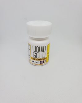 Liquid Gold | THC Capsules | Indica 100mg (5 caps)