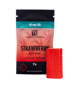 Buy Twisted Extracts CBD Strawberry Jelly Bomb Online