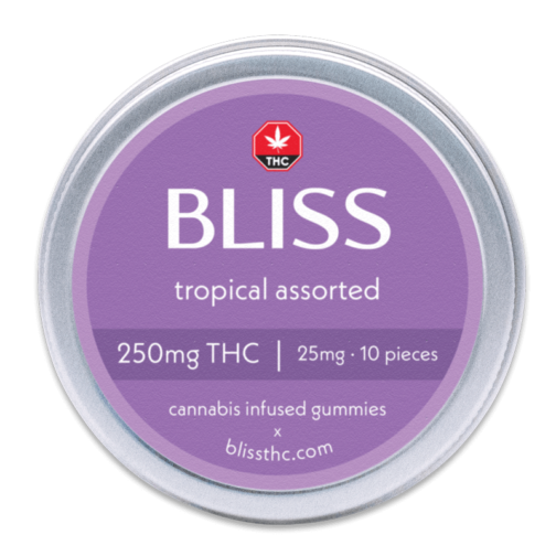 Buy Bliss Tropical Assorted Weed Gummies Online