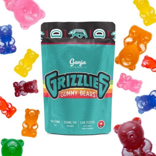 Buy Ganja Edibles Grizzlies Gummy Bear Assorted Online