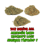 3 oz SATIVA AAA+ | Amnesia Haze | Memory Loss | Alaskan Thunder Fuck