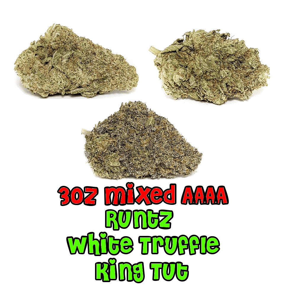 3 oz MIXED AAAA | Runtz | White Truffle | King Tut