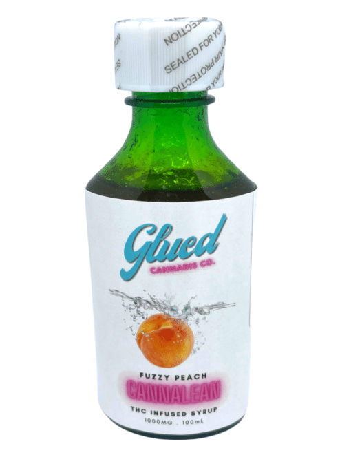 Buy Glued Peach Cannalean THC Infused Syrup Online