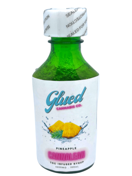 Buy Glued Pineapple Cannalean THC Infused Syrup Online