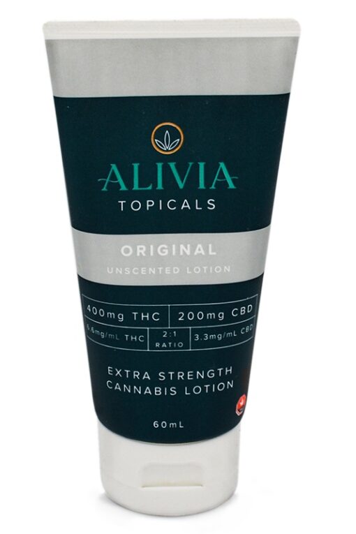 Buy Alivia Topicals Original Unscented Cannabis Weed Lotion Online