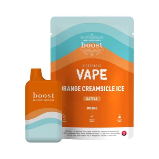 Buy Boost Orange Creamsicle Ice 3g 3000mg THC Distillate Vape Online