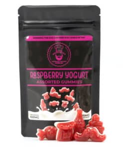 Buy Sugar Jack's Raspberry Yogurt Cannabis Weed THC Gummies Edibles Online