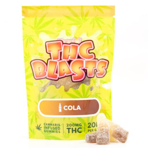 Buy THC Blasts Cola Cannabis Weed THC Gummies Edibles Online