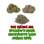 3 oz MIXED AAA-AAA+ | Grandpa's Stash | Strawberry Haze | Afghan Kush