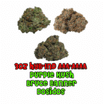 3 oz HYB-IND AAA-AAAA+ | Purple Kush | Bruce Banner | Dosidos