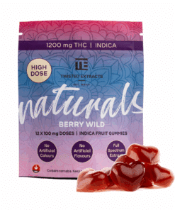 Buy Twisted Extracts Twisted Naturals High Dose 1200mg Natural Cannabis Weed THC Gummies Online