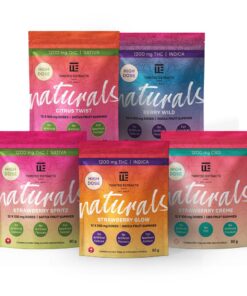 Buy Twisted Extracts Twisted Naturals High Dose 1200mg Natural Cannabis Weed THC CBD Gummies Online