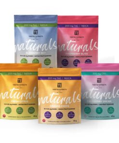 Buy Twisted Extracts Twisted Naturals 200mg Natural Cannabis Weed THC CBD Gummies Online